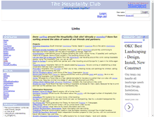 Tablet Screenshot of links.hospitalityclub.org