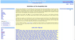 Desktop Screenshot of hitchhikers.hospitalityclub.org